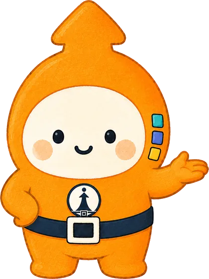 AGEHITO 会社イメージキャラクター アゲトくん